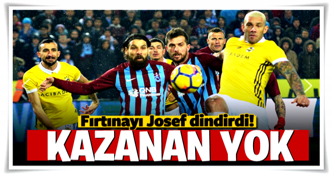 Trabzonspor'u Josef durdurdu!