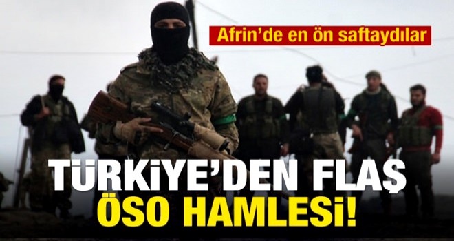 Türkiye'den flaş ÖSO hamlesi