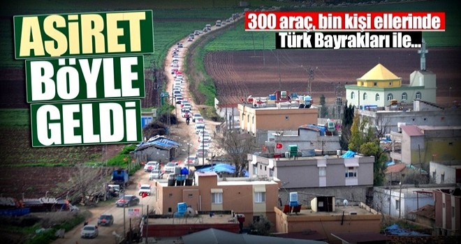 Türk bayraklı tepeye 300 araçlık konvoyla ziyaret!