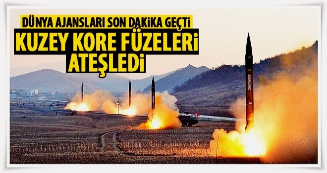 Kuzey Kore füze fırlattı