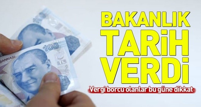 Vergi borcu olanlar dikkat! Maliye Bakanlığı o rakamları açıklıyor .