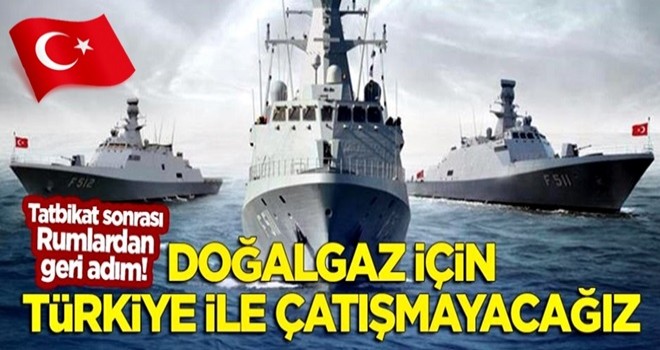 Tatbikat sonrası Güney Kıbrıs'tan geri adım: Doğalgaz için Türkiye ile çatışmayacağız