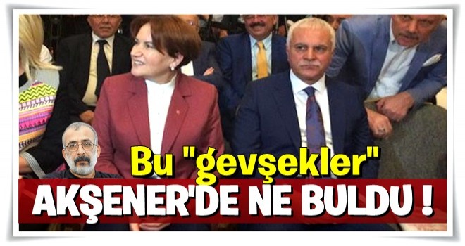 Bu gevşekler Akşener'de ne buldu?