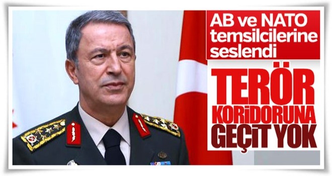 Hulusi Akar ABD'de NATO ve AB temsilcilerine seslendi