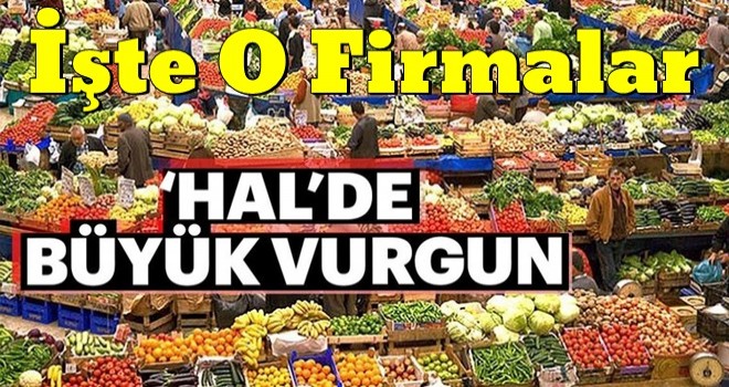 Hal’de büyük vurgun