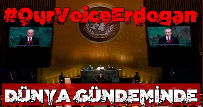 '#OurVoiceErdogan' dünya gündeminde