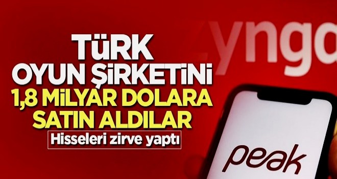 Türk oyun şirketini 1,8 milyar dolara satın aldılar