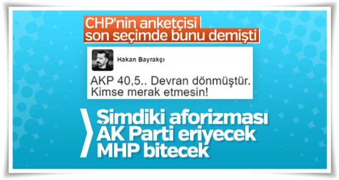 SONAR anketinde MHP baraj altında