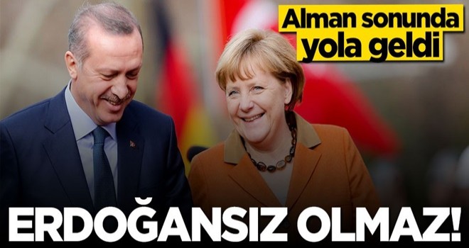 Alman Bild Gazetesi Merkel'e böyle seslendi: ''Erdoğansız olmaz''