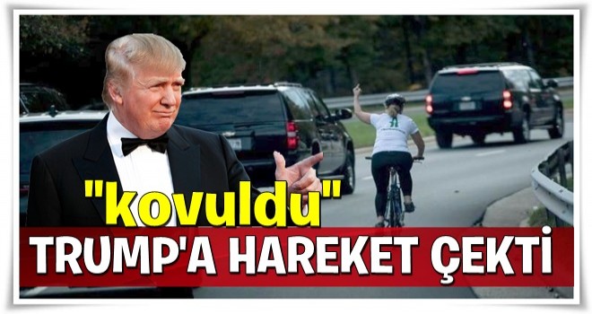 Donald Trump'a hareket çeken kadın kovuldu