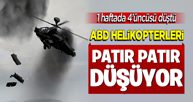 1 haftada 4. kaza: ABD’de bir askeri helikopter daha düştü