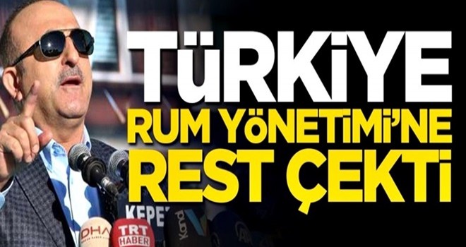 Türkiye, Rum Yönetimi'ne rest çekti