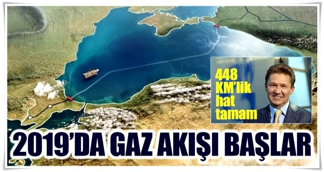 Miller: 2019’da gaz akışı başlar