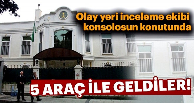 Cemal Kaşıkçı olayına ilişkin Konsolosluk konutunda arama!