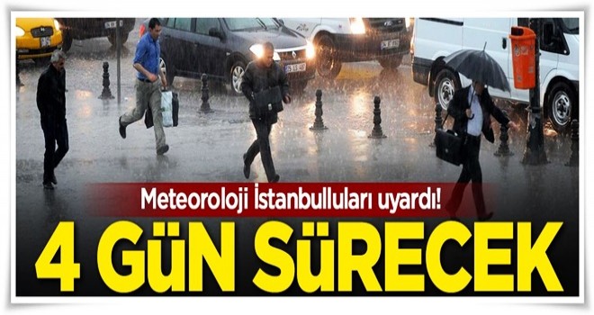 İstanbullular dikkat! 4 gün sürecek