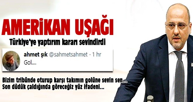 Ahmet Şık'tan küstah tweet