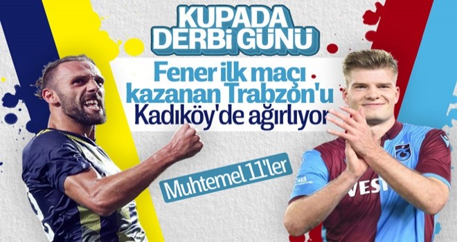 Fenerbahçe-Trabzonspor maçının muhtemel 11'leri