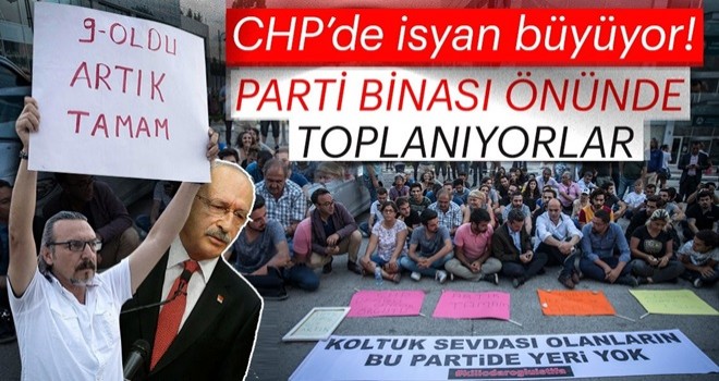 CHP'liler kazan kaldırdı