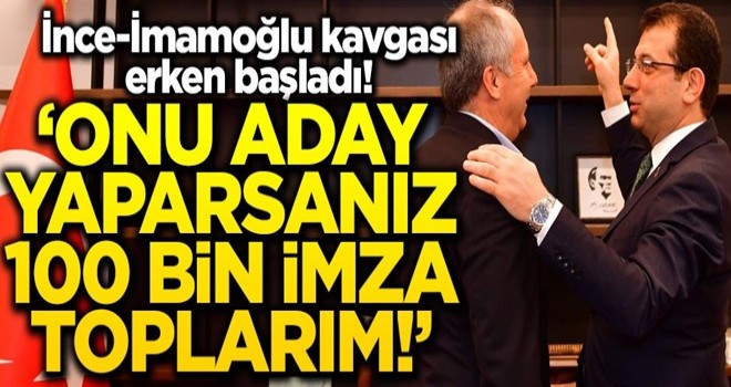 CHP’de 2023 kavgası başladı! “Onu aday yaparlarsa 100 bin imza toplarım”