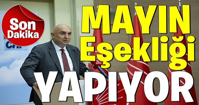 AK Parti'den CHP'ye çok sert yanıt: Mayın eşekliği yapıyorlar...