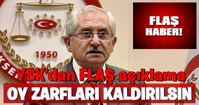 YSK Başkanı Güven'den flaş açıklamalar