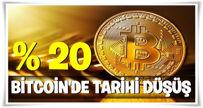 Bitcoin fiyatlarında tarihi düşüş!