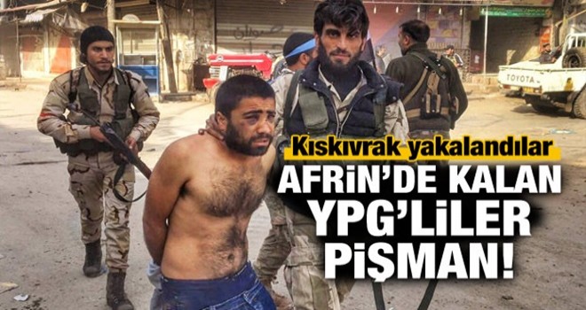 YPG'li teröristler Afrin'de tek tek enseleniyor!