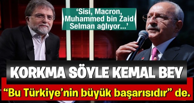 Ahmet Hakan'dan Kılıçdaroğlu'na: Korkmayın söyleyin!