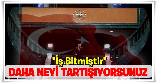 Engin Ardıç: İş bitmiş