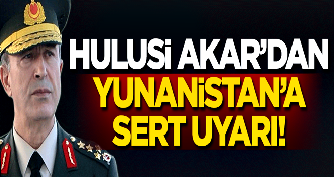 Hulusi Akar: Kimsenin yanlış hesap yapmaması lazım