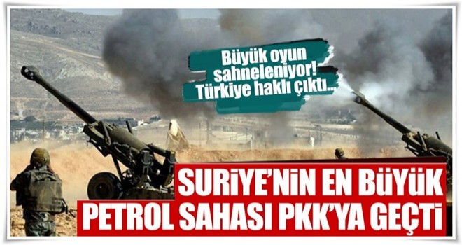 PKK/PYD Suriye'nin en büyük petrol sahasını ele geçirdi!