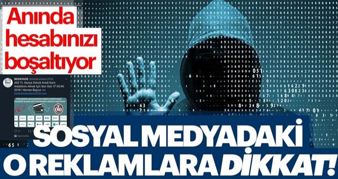 Sosyal medyadaki banka reklamlarına dikkat