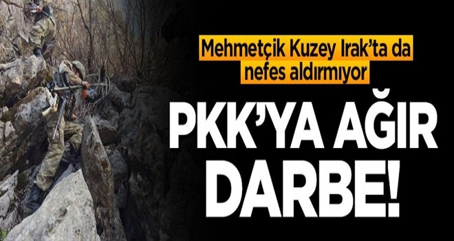 PKK'ya ağır darbe! Mehmetçik Kuzey Irak'ta da nefes aldırmıyor