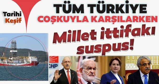 Türk enerji tarihinde milat! Millet ittifakı suskun...