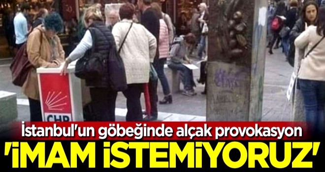 Kadıköy'ün göbeğinde provakatif eylem