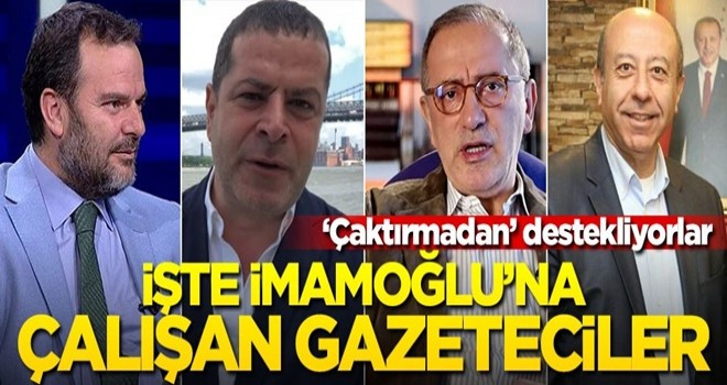 İşte ‘çaktırmadan’ İmamoğlu’na çalışan gazeteciler!