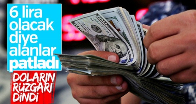 Dolar 5 hafta sonra düşüşe geçti