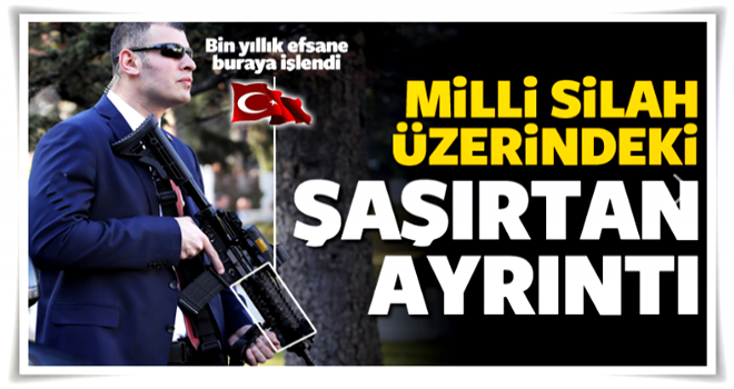 Milli silah MPT-55 üzerindeki şaşırtan ayrıntı