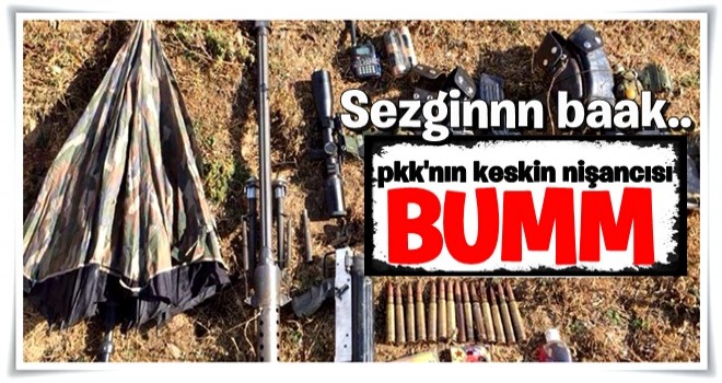 Bitlis'te PKK'nın keskin nişancısı öldürüldü