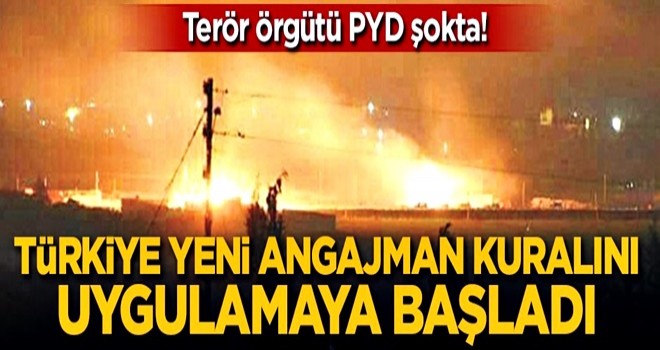 PYD şokta! Türkiye yeni angajman kuralını uygulamaya başladı