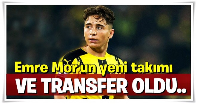 Emre Mor resmen transfer oldu! İşte yeni takımı...