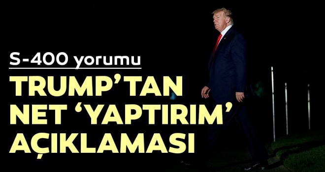 Trump'tan net Türkiye mesajı