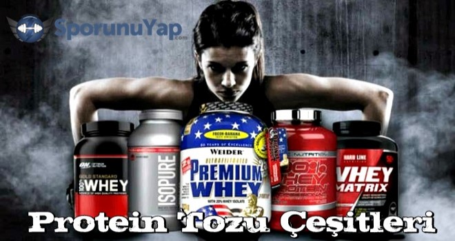 Tüm Protein Tozu Çeşitleri Karşınızda