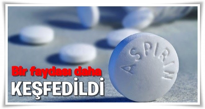 Aspirinin bir faydası daha keşfedildi