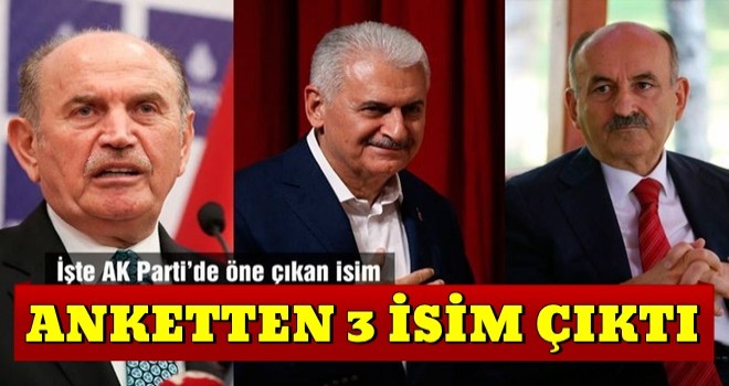 AK Parti'nin anketinden Topbaş, Yıldırım, Müezzinoğlu çıktı