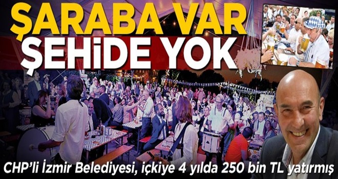 Şaraba var şehide yok!