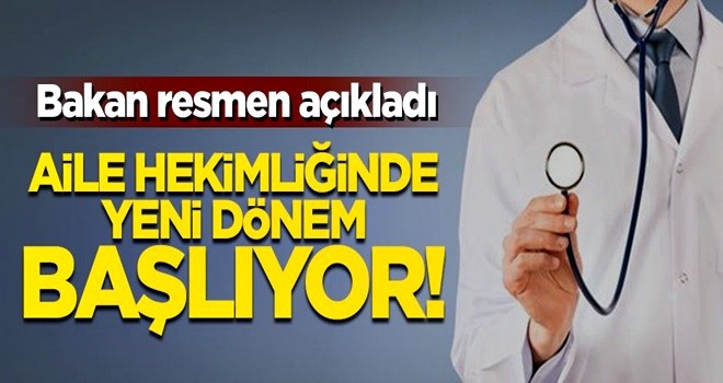 Milyonlarca vatandaşı ilgilendiriyor! Aile hekimliğinde yeni dönem