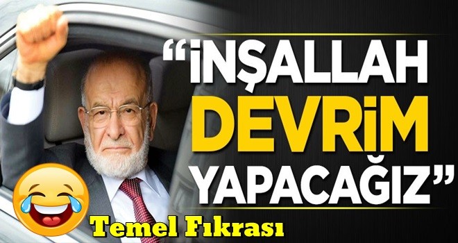 Temel Karamollaoğlu: İnşallah büyük bir devrim yapacağız