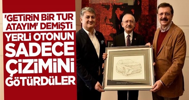 "Yerli Otomobil" heyeti Kılıçdaroğlu'nu ziyaret etti