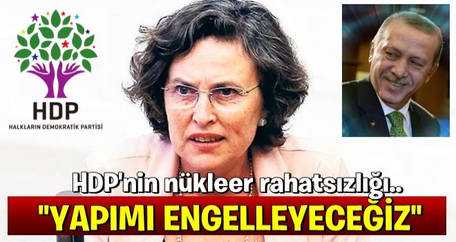 HDP'de chp gibi rahatsızmış.. Ellerinden geleni yapacaklarmış!